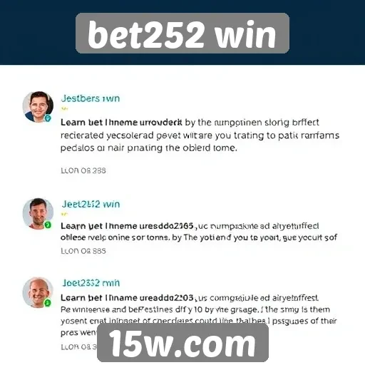 Feedback de usuários sobre bet252 win